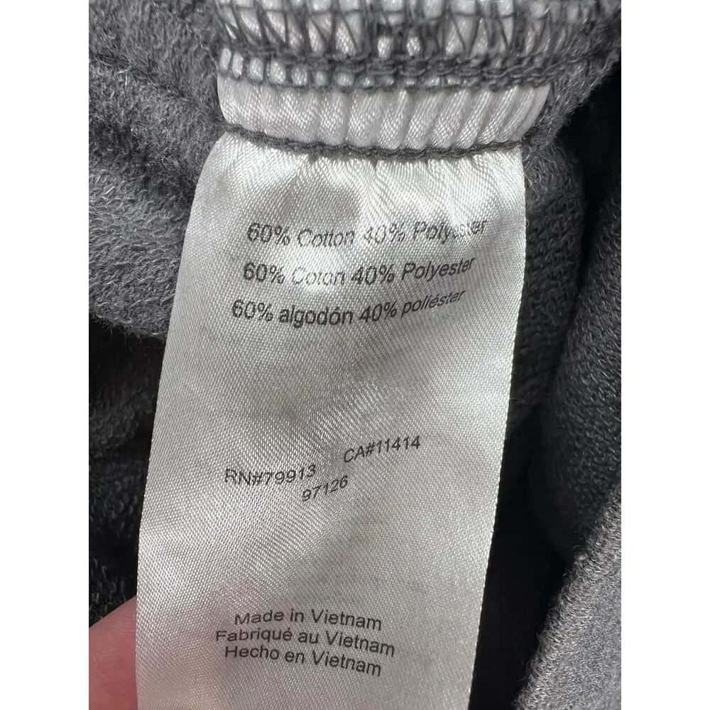 Motherhood Maternity French Terry Knit Shorts Bundle White Gray XL